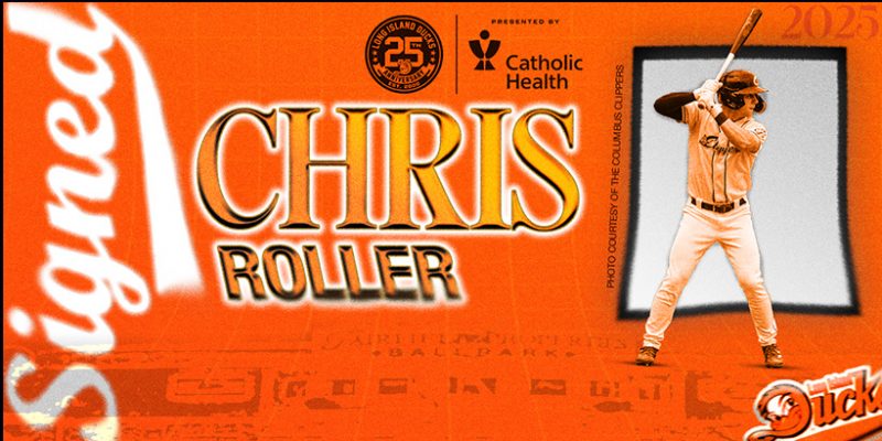 Brewers OF Chris Roller signed by Ducks