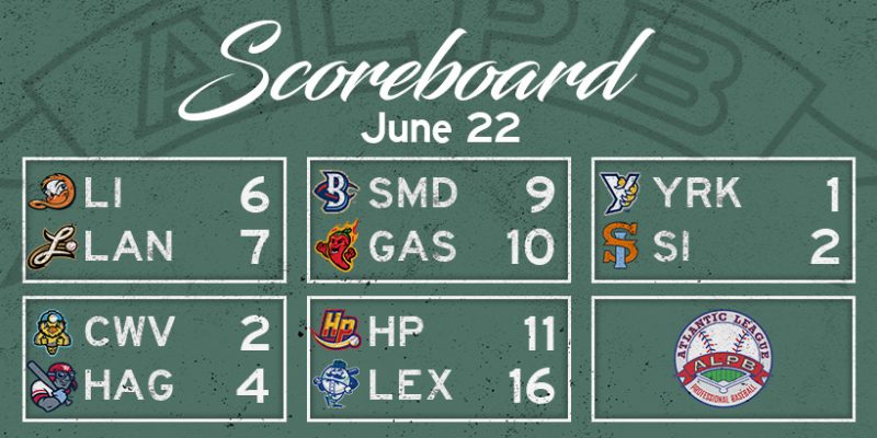 Atlantic League Results, Sunday, June 22, 2025