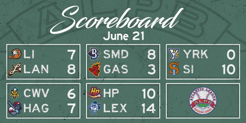 Atlantic League Results, Saturday, June 21, 2025
