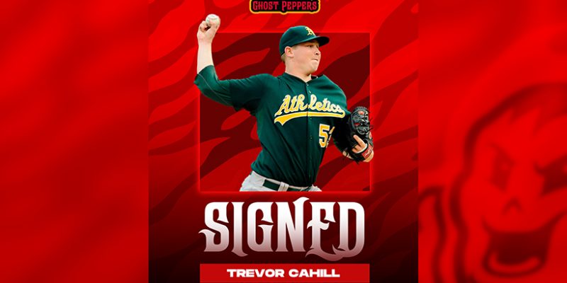 MLB All-Star Trevor Cahill signs with Ghost Peppers