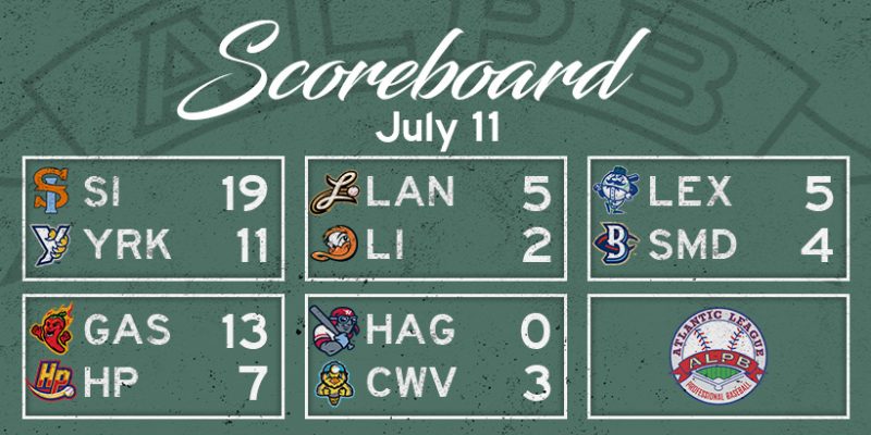 Atlantic League Results, Friday, July 11, 2025
