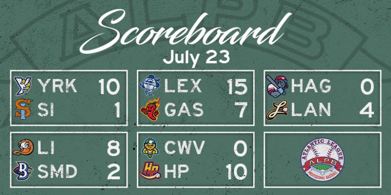 Atlantic League Results, Wednesday, July 23, 2025