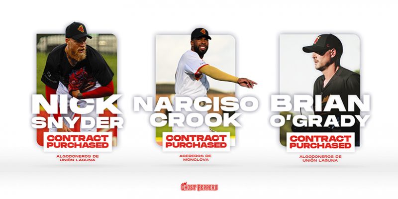 Trio of Ghost Peppers headed to Mexican League