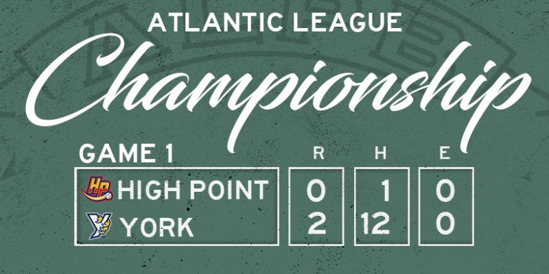 Vallimont 1-hits High Point in LCS Opener